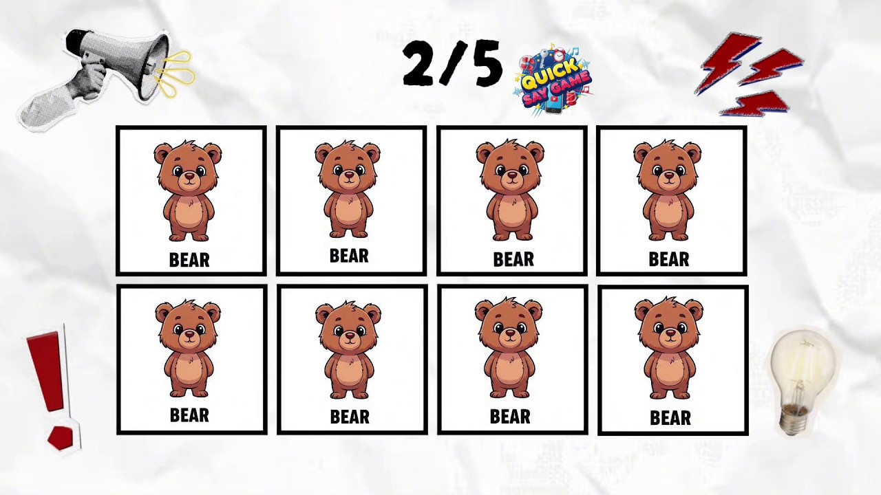 Say The Word On Beat Challenge (Level 1_5) Easy To Impossible
