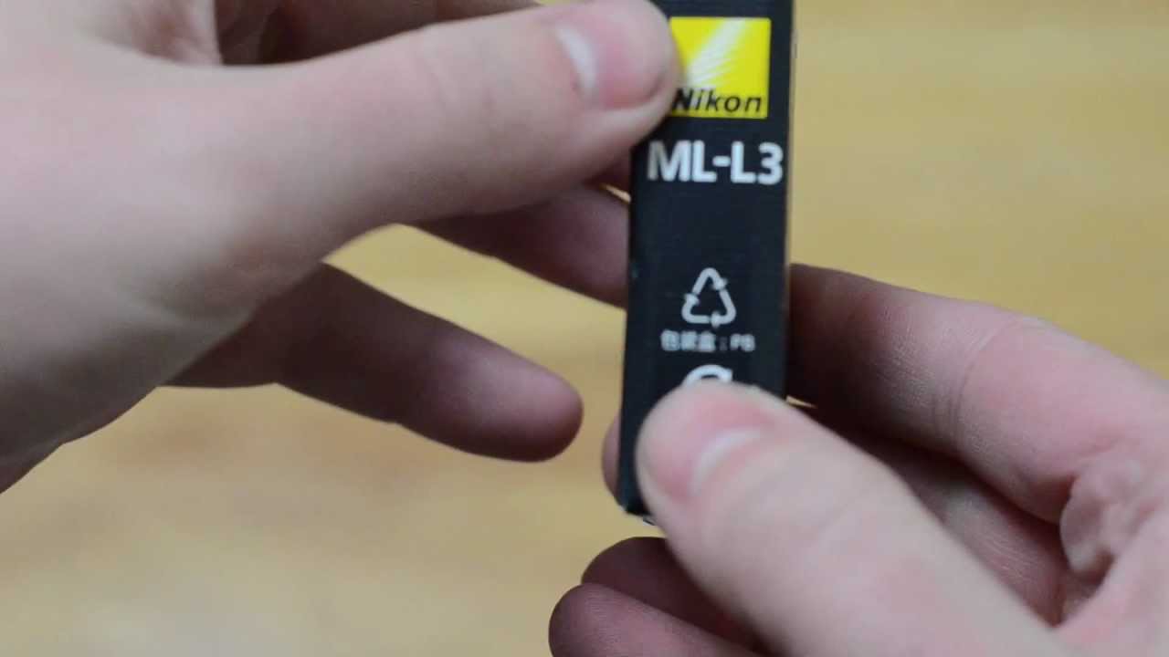 Nikon ML-L3 Remote Unboxing