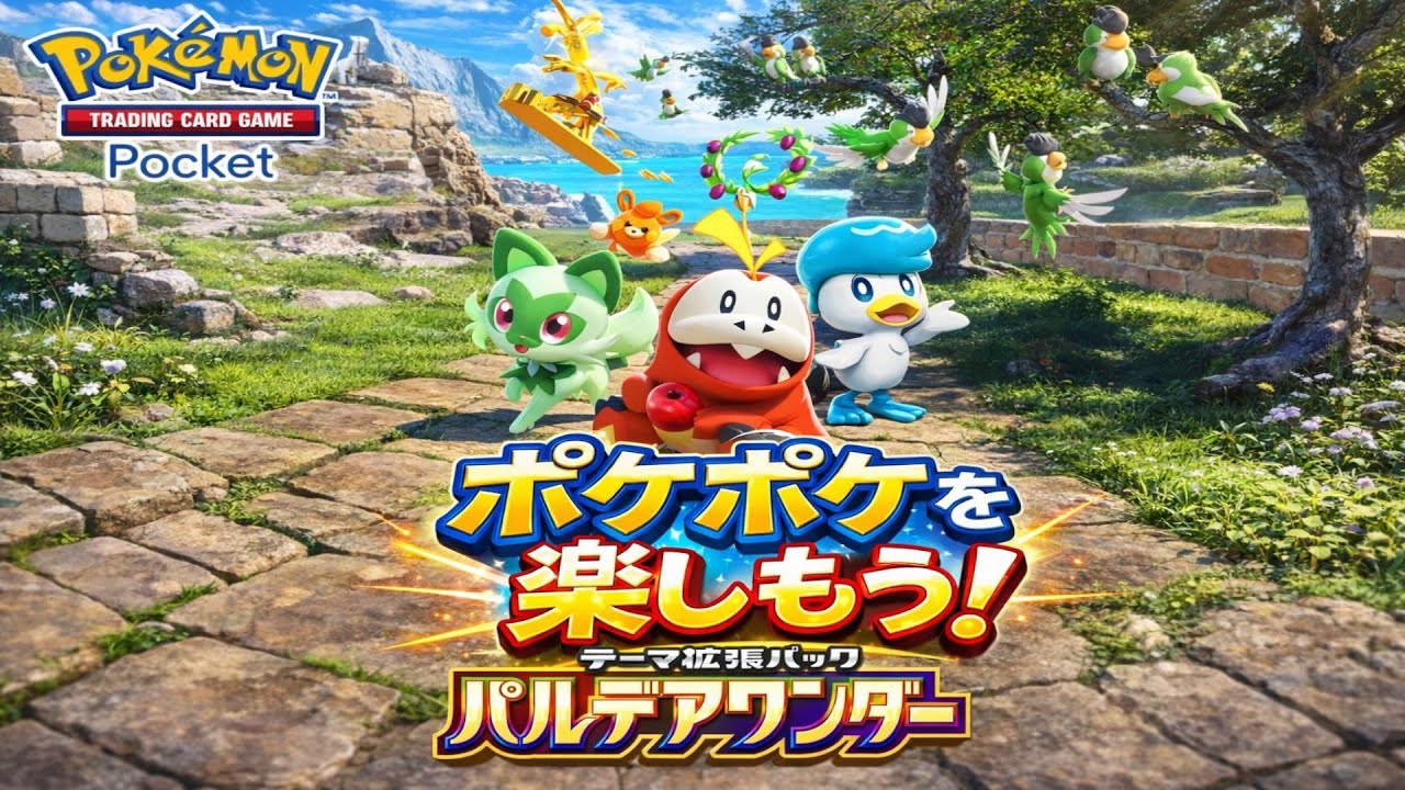 【ポケポケ】朝ポケ！楽しくポケポケ！いつでもポケポケ！新デッキ使ったり作ったり〜！【パルデアワンダー/Pokémon Trading Card Game Pocket】#ポケポケ #ポケモン #ポケカ