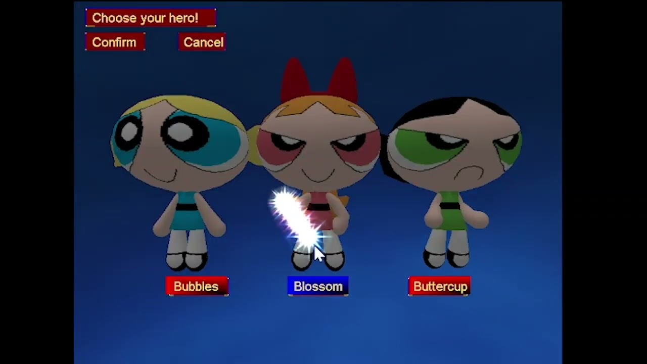 Powerpuff Z3 - Tag mode gameplay as all of the Powerpuff Girls!