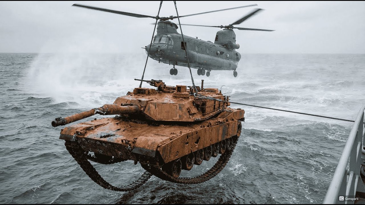 Lost for Decades Beneath the Sea… The Unbelievable Restoration of a Sunken Abrams Tank
