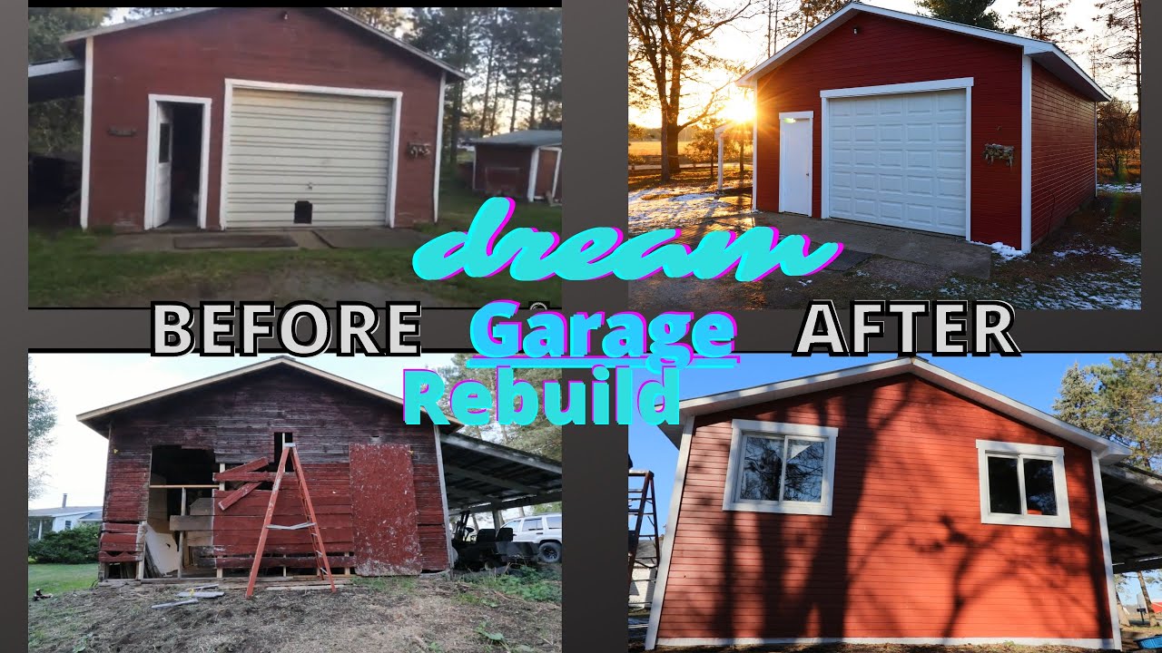 Garage Rebuild Time Lapse - Exterior