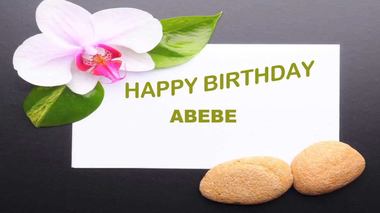 Abebe   Birthday Postcards & Postales
