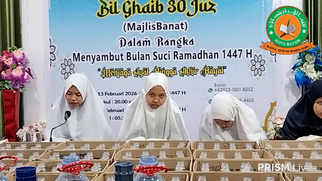 TASMI' AL-QUR'AN 30 JUZ BIL GHAIB MAJLIS BANAT