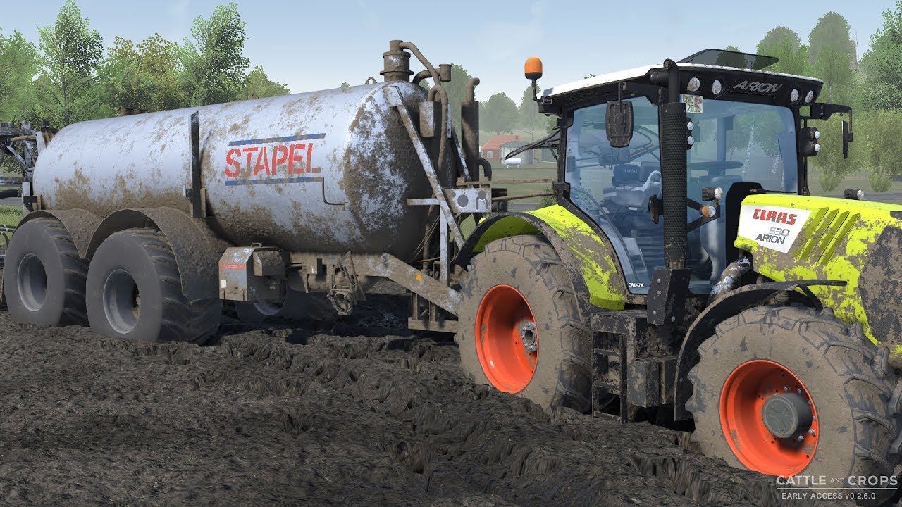 Cattle and crops - Slurry Driving in MUD