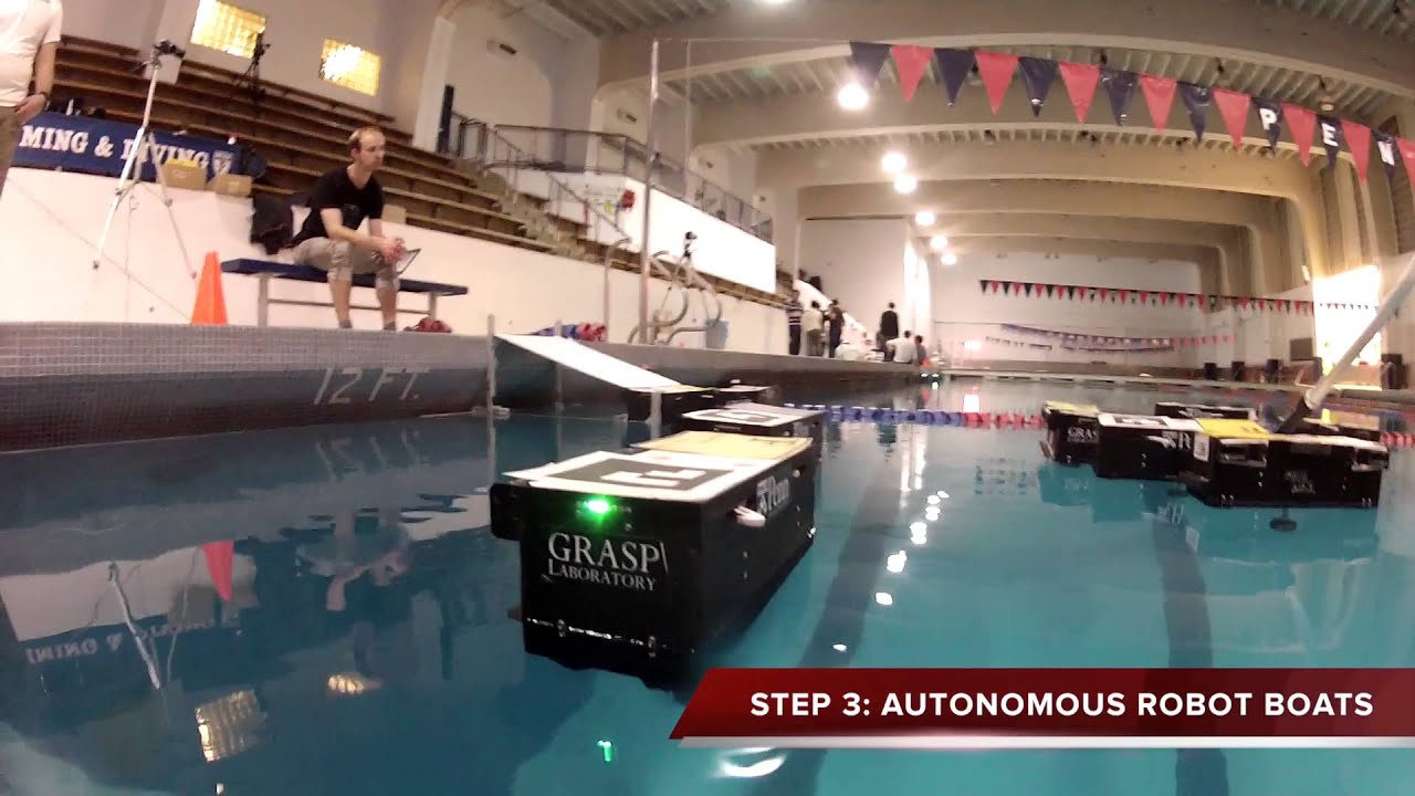 Robot Boats Rescue Mission