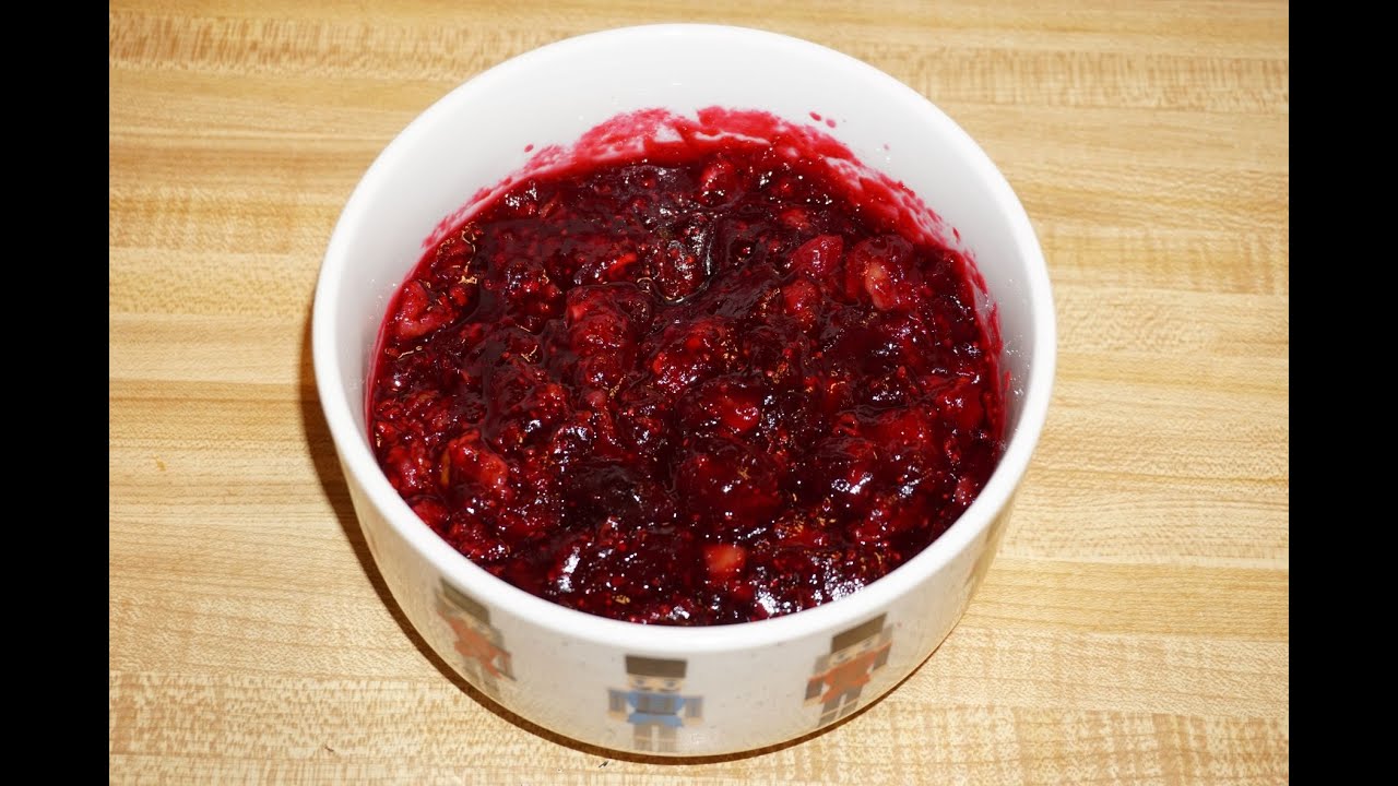 SALSA DE ARÁNDANOS ROJOS PARA PAVO O POLLO