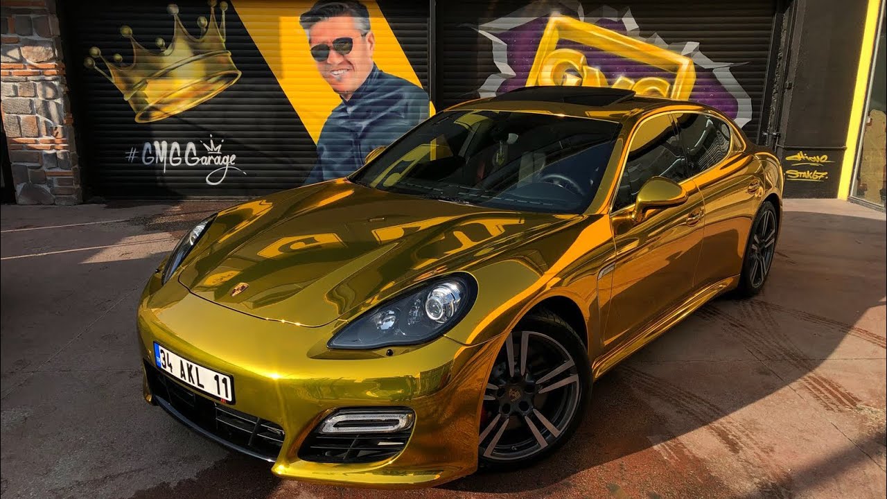 Porsche Panemera GTS GOLD KROM Kaplama & O Hafta Olanlar - GMG GARAGE