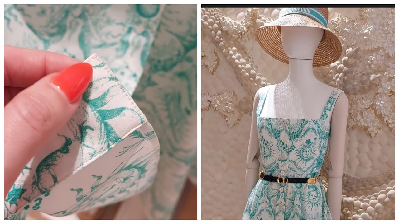 Обработка углов на платье Dior за 3200 евро💥 Секретная техника