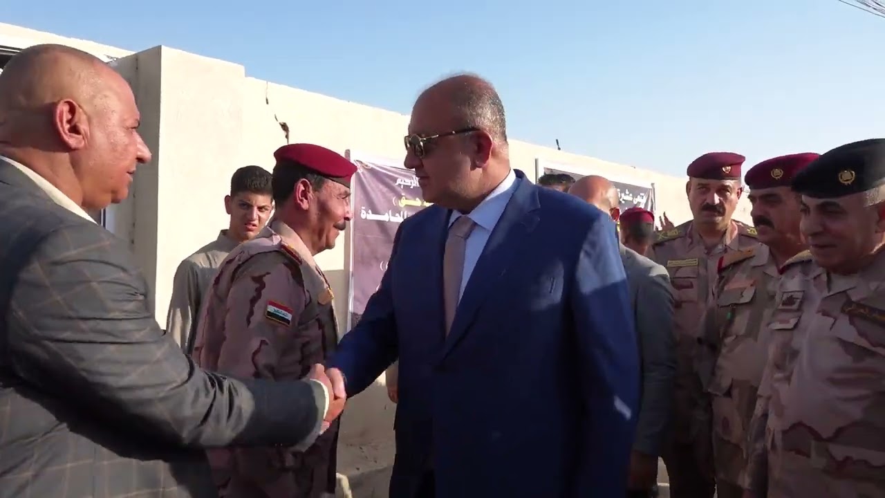 وزير الدفاع يحضر مجلس عزاء المرحوم الشيخ محمد حكمت الدليمي