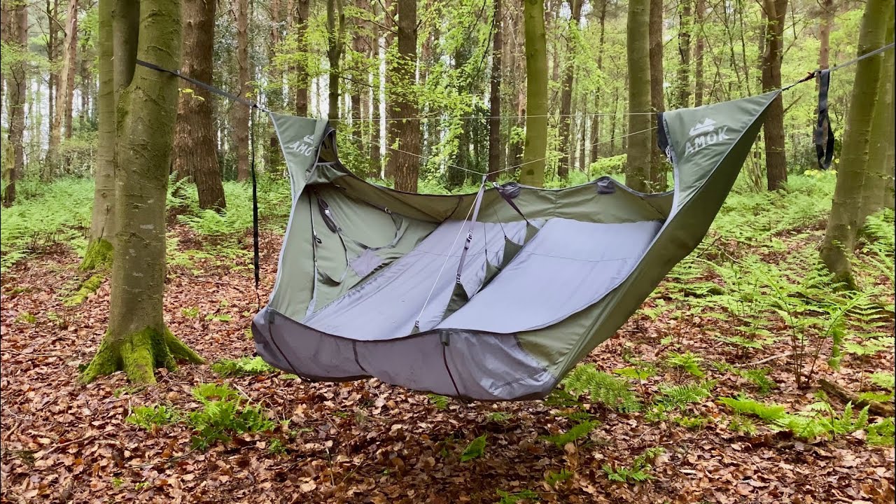 A flat lay hammock for two! First look at the Draumr Double by Amok Equipment