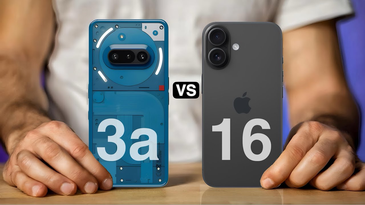 Nothing Phone 3a vs iPhone 16
