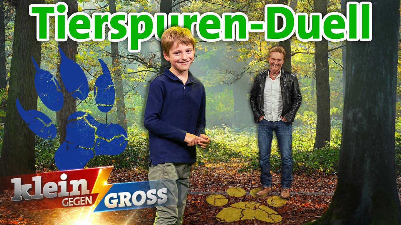 Tiere an Trittspur erkennen: Andreas Kieling vs. Camillo (9) | Klein gegen Groß