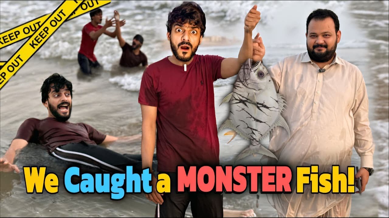 We Caught a MONSTER Fish! | Fishing Challenge with Mishkat Khan