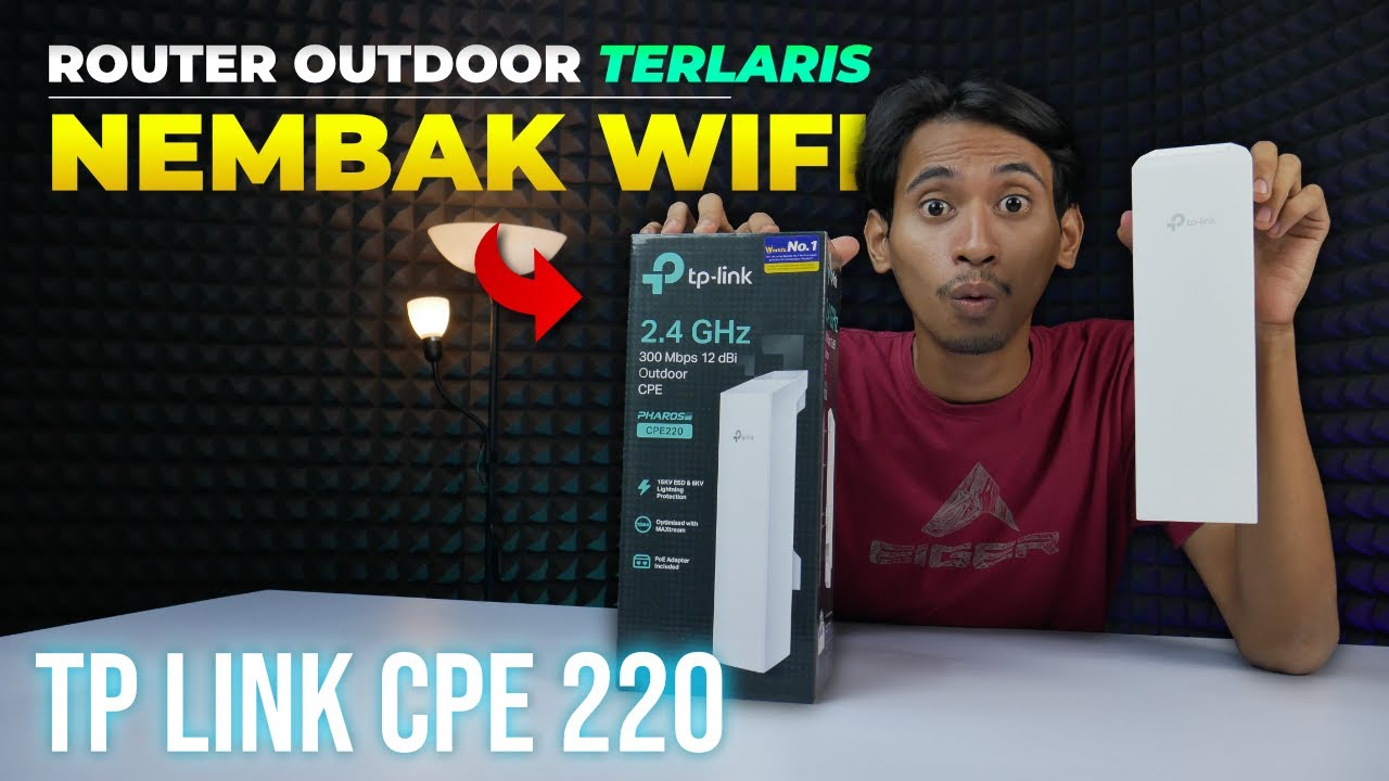 ROUTER LEGEND MURAH FITUR MELIMPAH || Router TP-LINK CPE 220