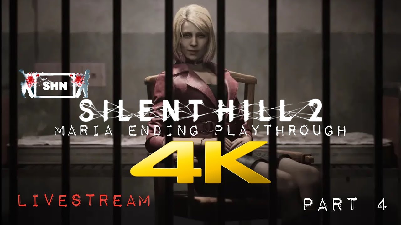 SILENT HILL 2 Remake Part 4 | 4K/60fps |  PS5 Livestream No Firearms+Maria Ending No Commentary
