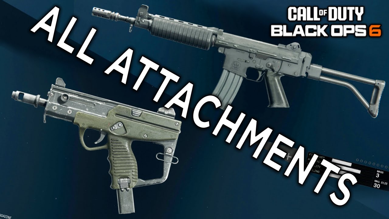 All Saug and Krig C Attachments in Black Ops 6 Gunsmith Showcase