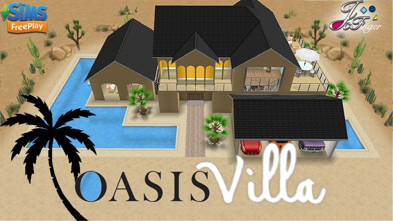 Sims FreePlay 🏝🕌| OASIS VILLA + LIVE BUILD | 🛠🚧 By Joy.
