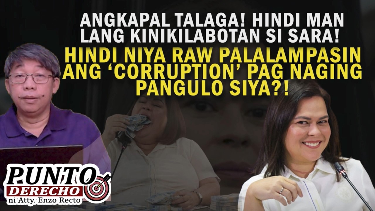 ANGKAPAL TALAGA! HINDI MAN LANG KINIKILABOTAN SI SARA!HINDI NIYA RAW PALALAMPASIN ANG ‘CORRUPTION’