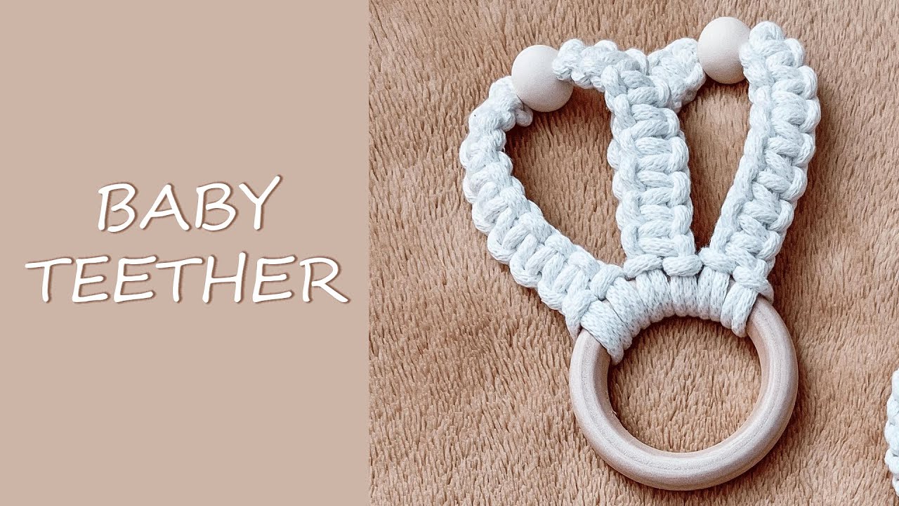 DIY | EASY | BABY TEETHER | MACRAME | COLNEVA