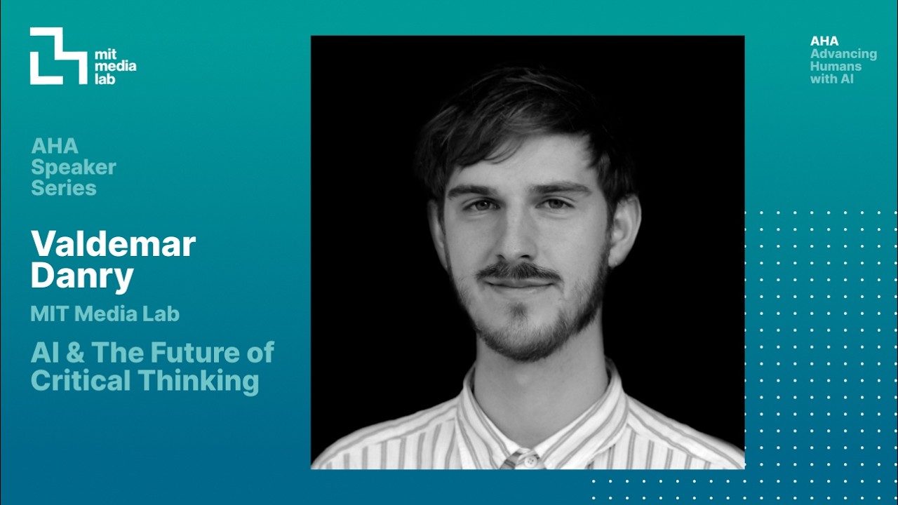 AHA Seminar Series: Valdemar Danry | AI & The Future of Critical Thinking