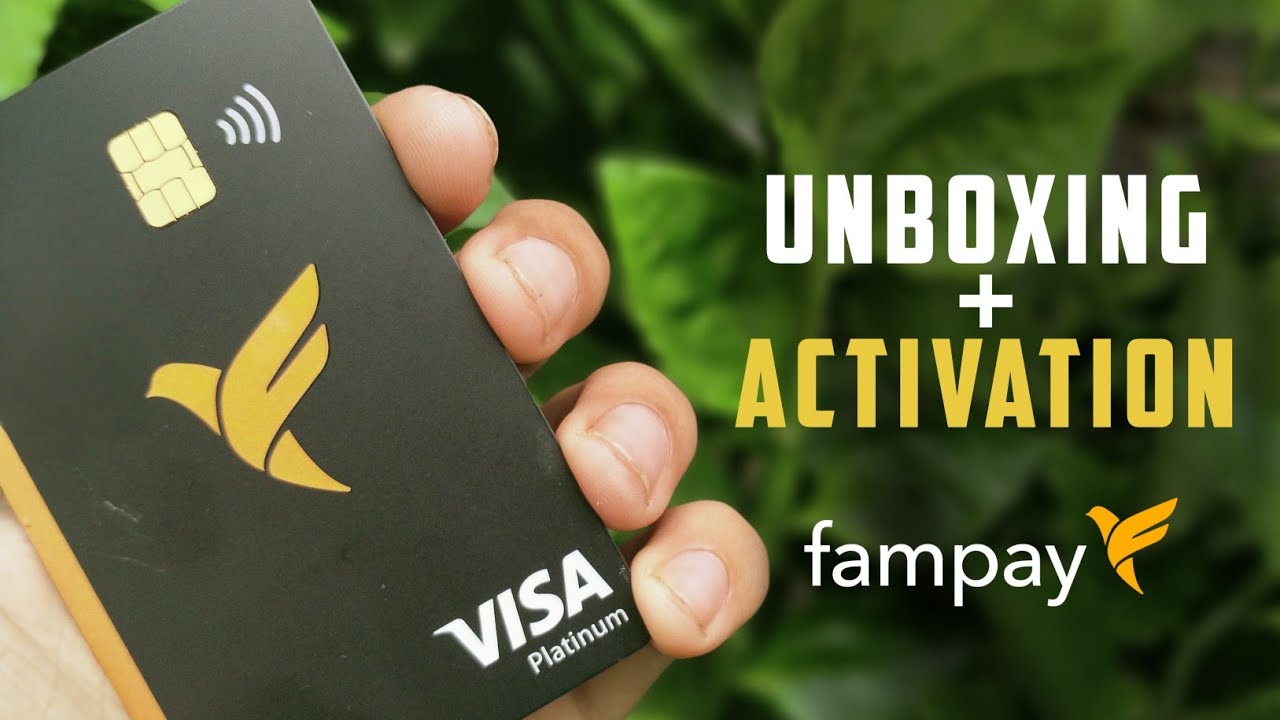 Unboxing and Activate my FamCard || How to Activate FamPay card || Cyber Assist