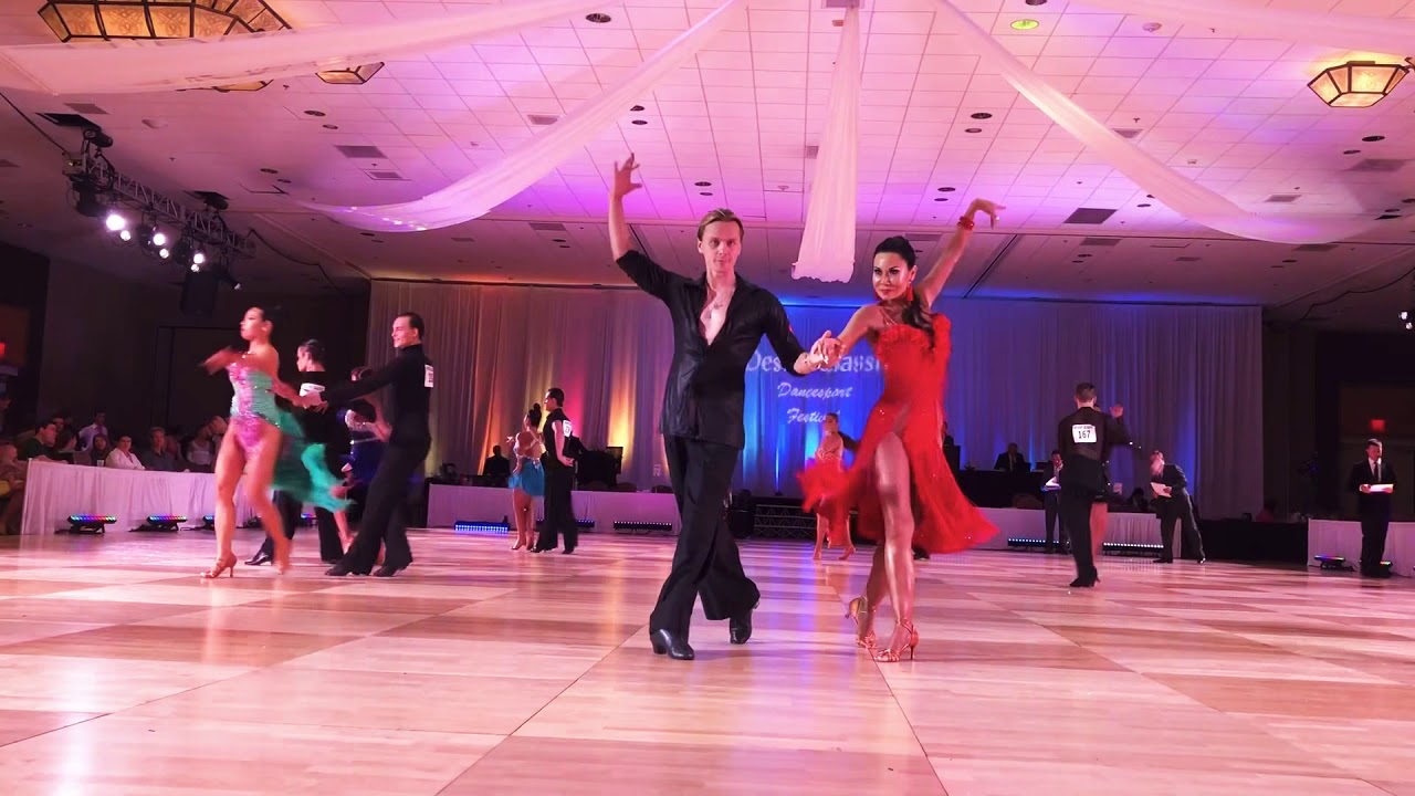 CHA CHA - Marilyn Lim and Oleg Astakhov at Desert Classic 2018 - Open Gold Latin finalist