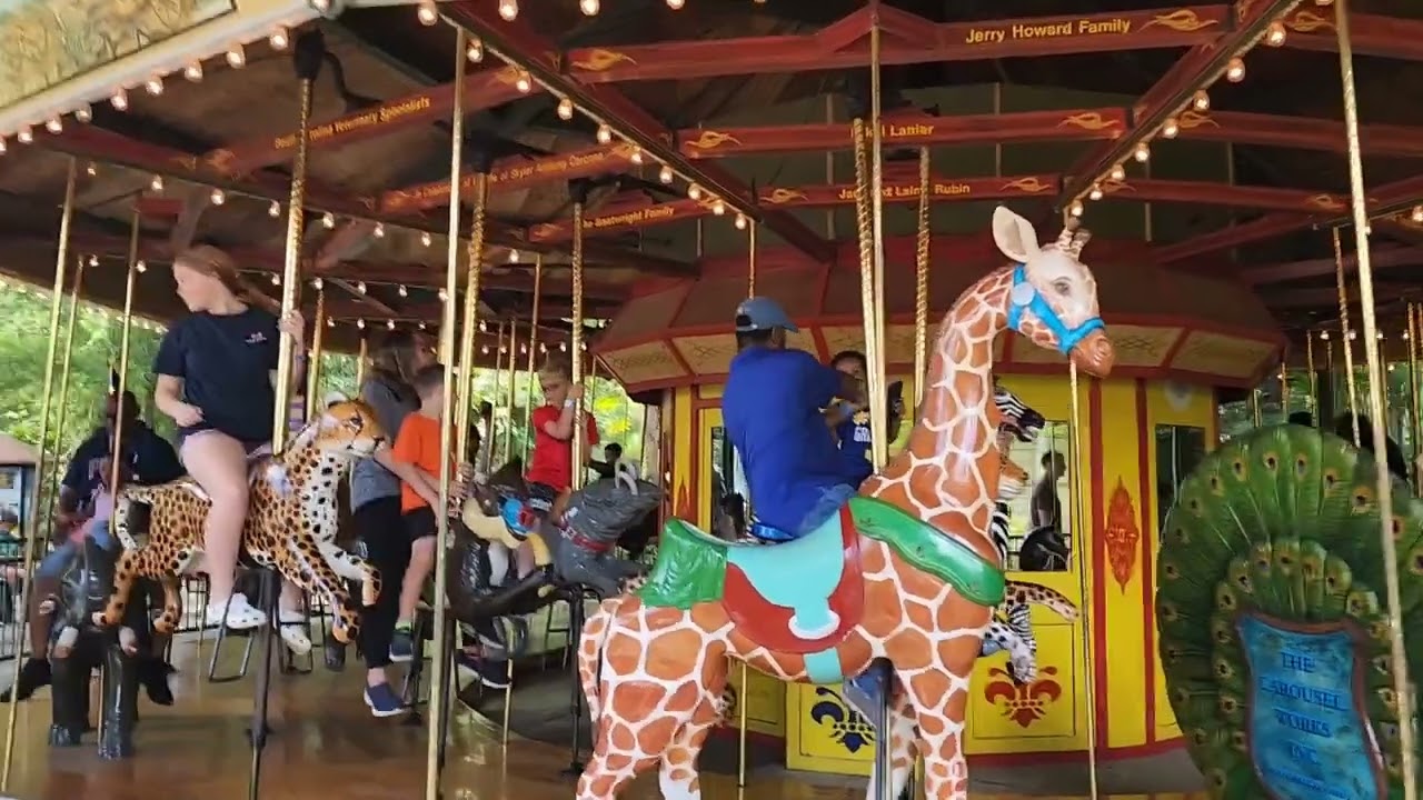 Riverbank Zoo Carousel Ride Part 2