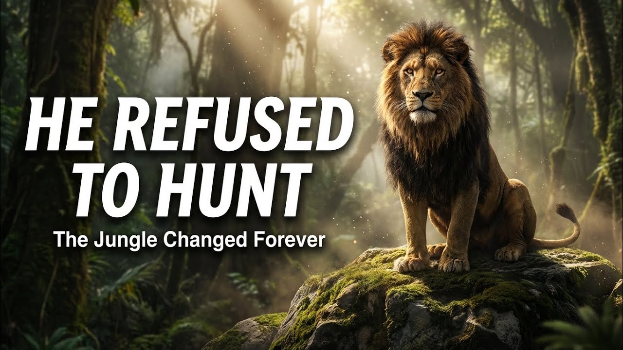 The Lion Who Refused to Hunt | A Dark Jungle Story