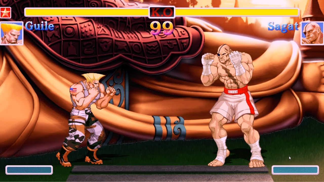 Guile vs Supreme Sagat (Hardest) Ultra Street Fighter 2: The Final Challengers.