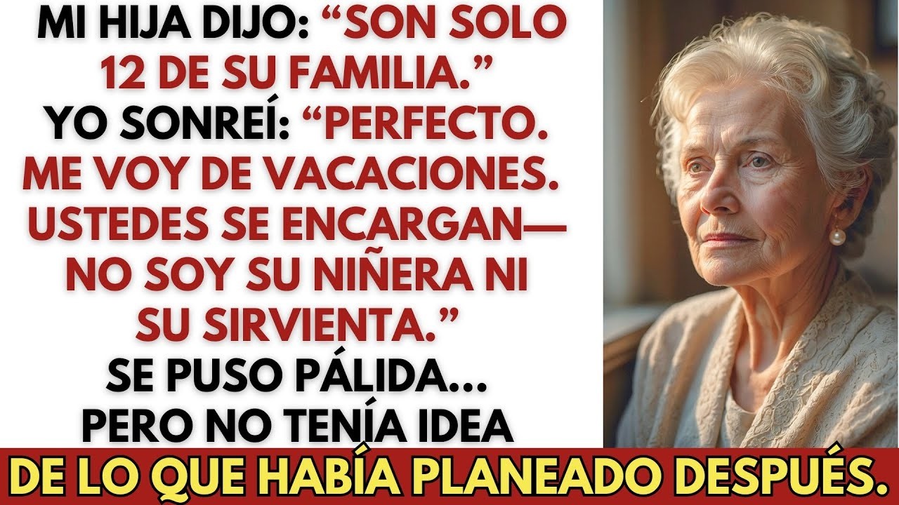 ¿Mi hija y la familia de su esposo vienen en Navidad？ Perfecto—viajo y que lo manejen ell