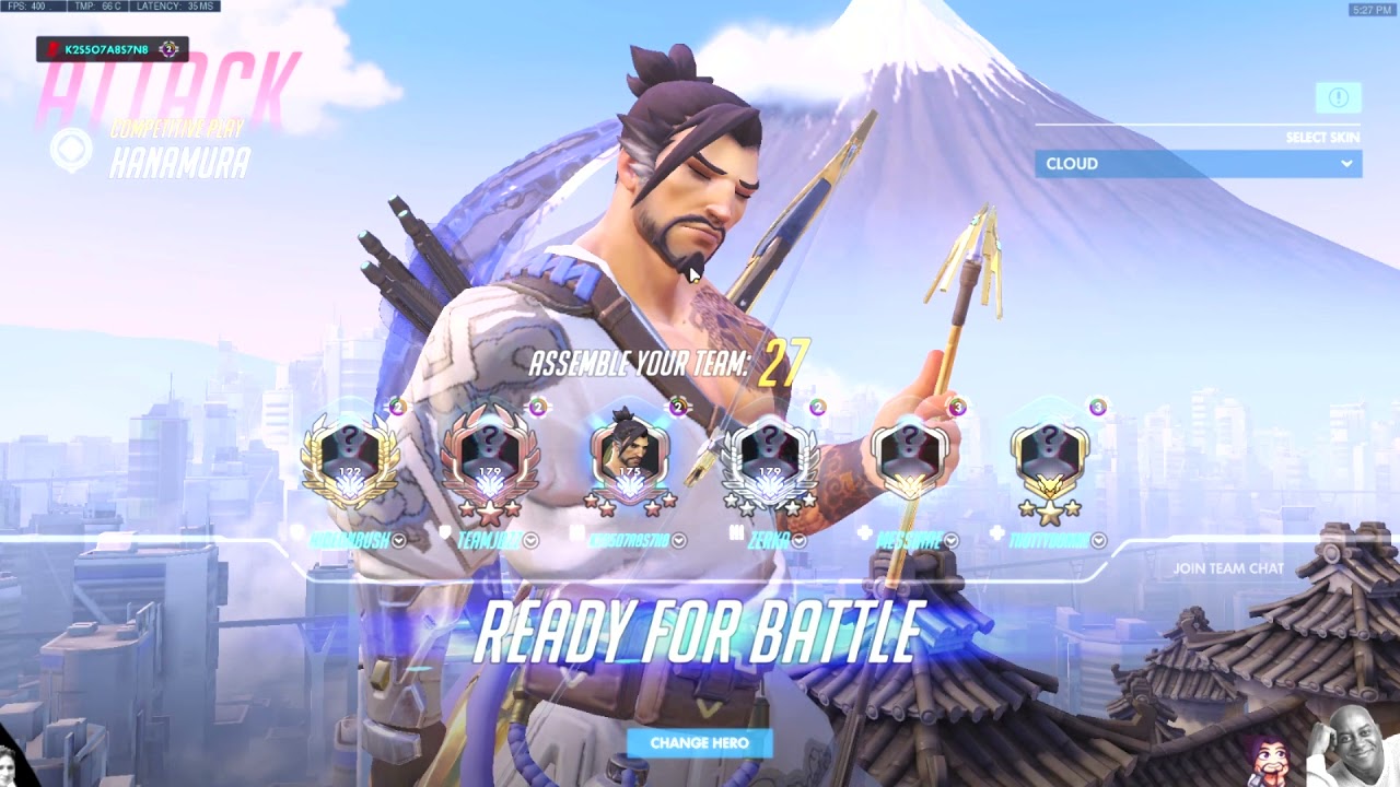 IronAids   PRO HANZO GAMEPLAY OVERWATCH SEASON 27