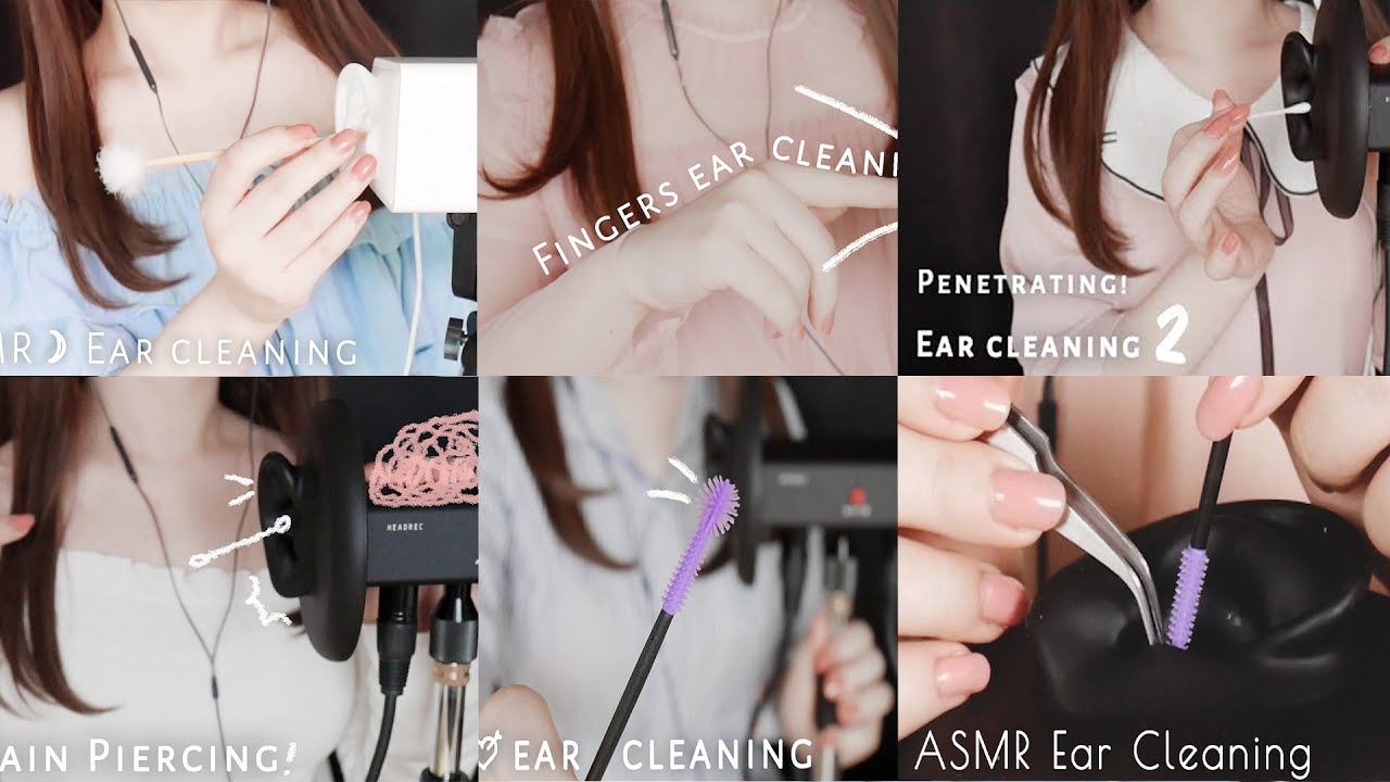 [ 관통 귀청소 모음] 👂9 of brain penetration ear cleaning👂頭の貫通耳かきコレクション