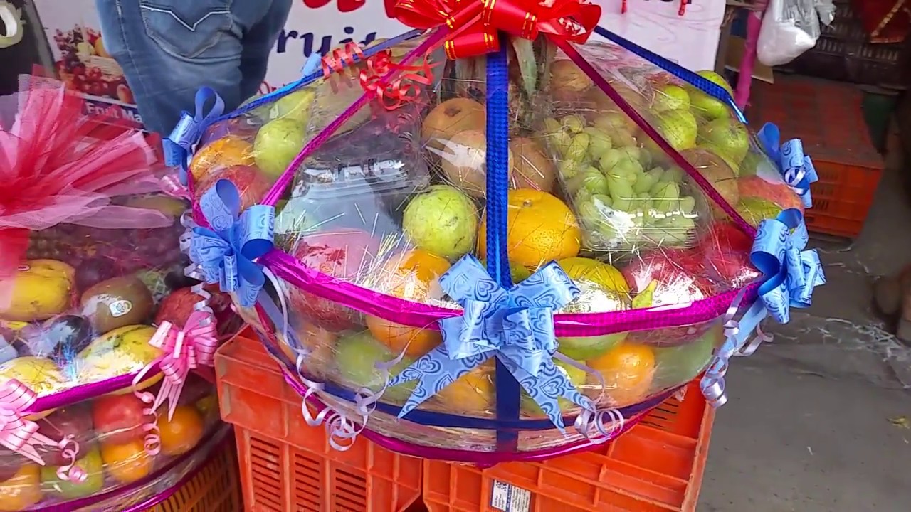 How to wrap a gift basket- Tilak nagar - Delhi