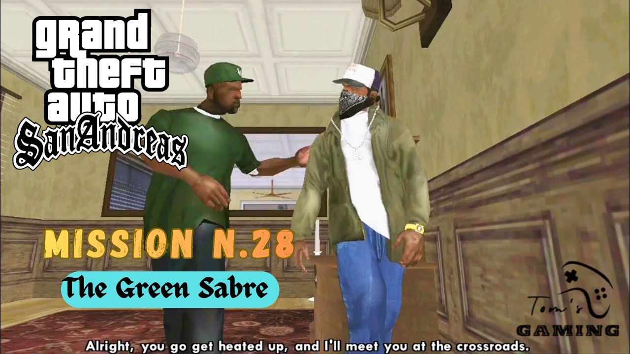GTA San Andreas Mobile : Mission #28 ✅ | The Green Sabre | Tom's Gaming 