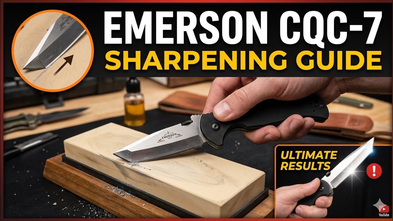 The Ultimate Emerson CQC-7 Sharpening Guide