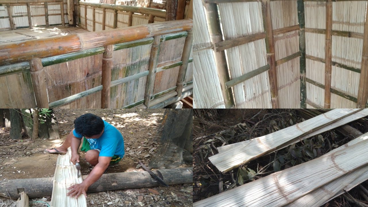 PAANU GUMAWA NG TADTAD NA DINGDING NA KAWAYAN ?| STEP BY STEPS