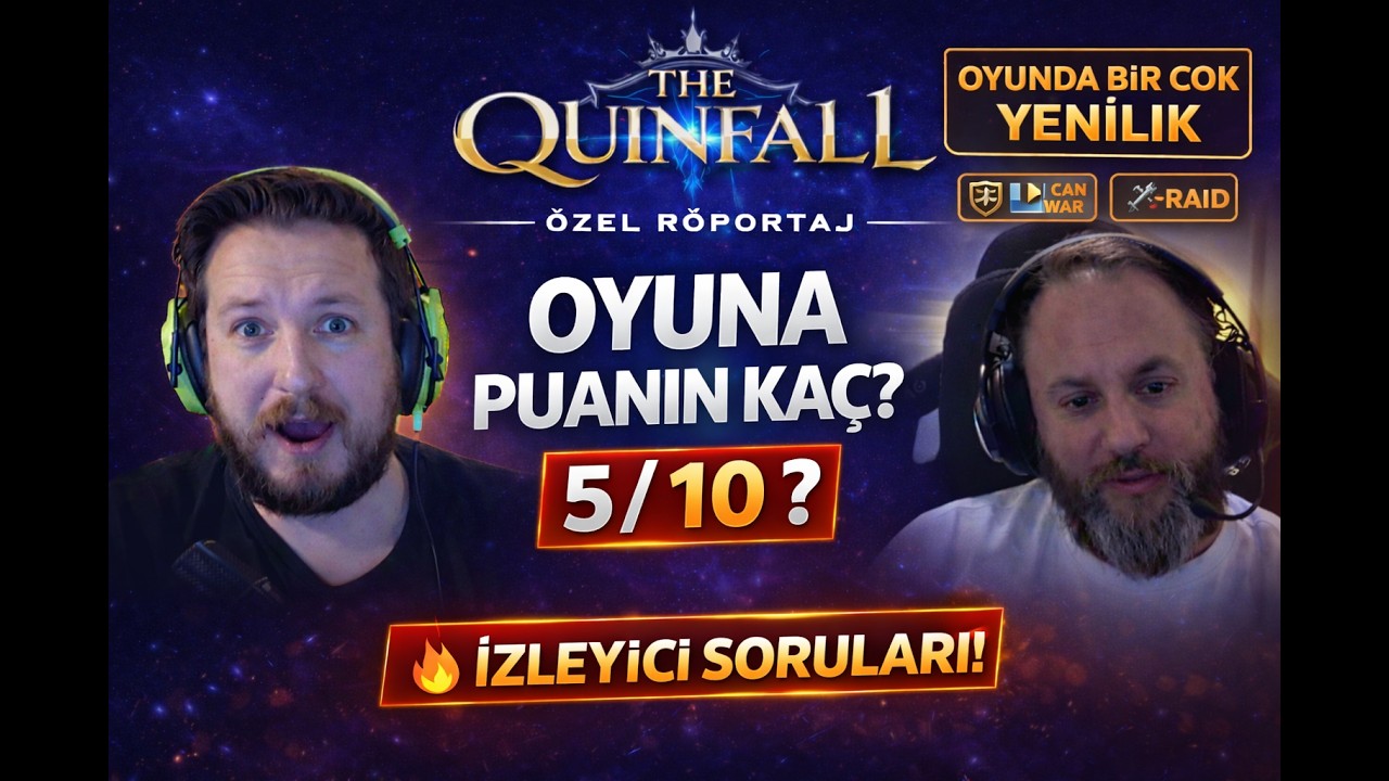 The Quinfall Geliştiricisiyle Röportaj #2 | Oyuna Kaç Puan Veriyor?