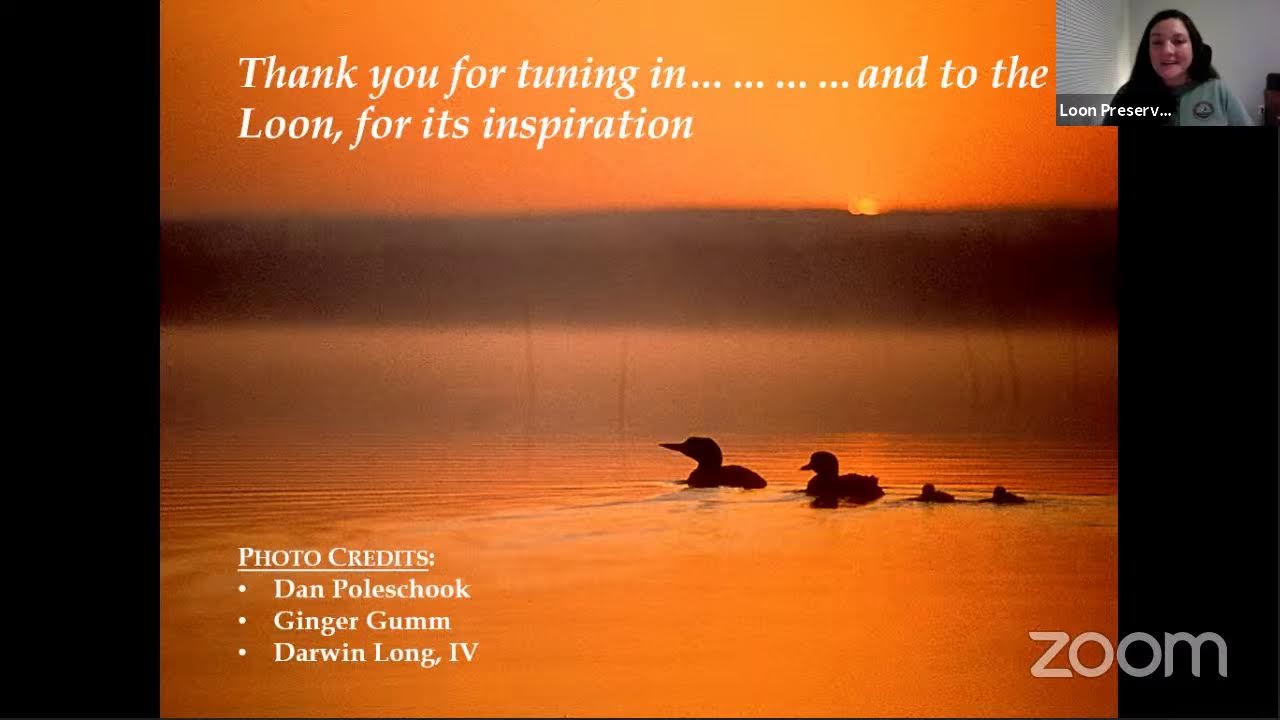 2021 Nature Talk: Loon Lessons: Uncommon Encounters with the Great Northern Diver
