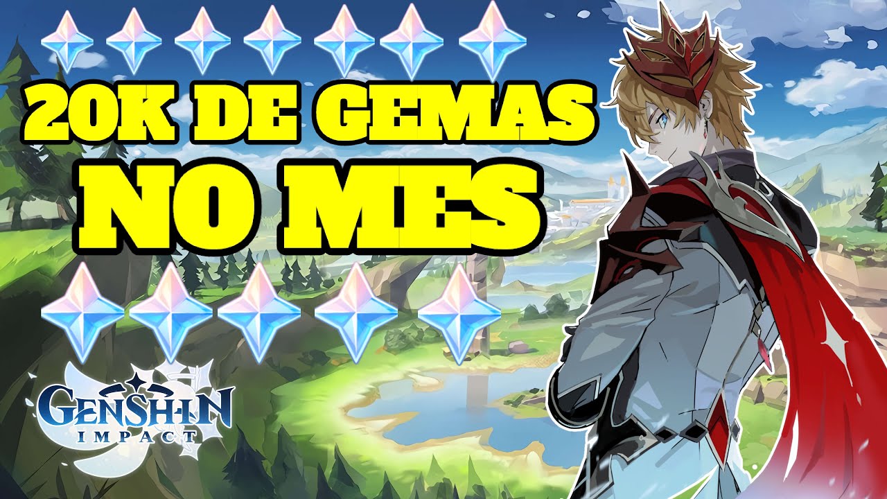COMO EU CONSEGUI 20K DE GEMAS EM UM MES SENDO F2P? l GENSHIN IMPACT!!!