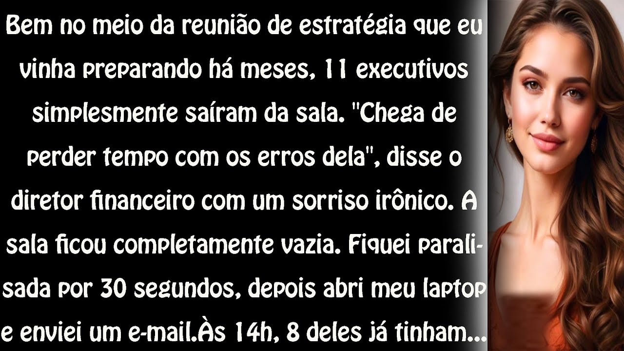 Eles abandonaram minha reunião de estratégia. Um único e-mail os fez se arrependerem.**