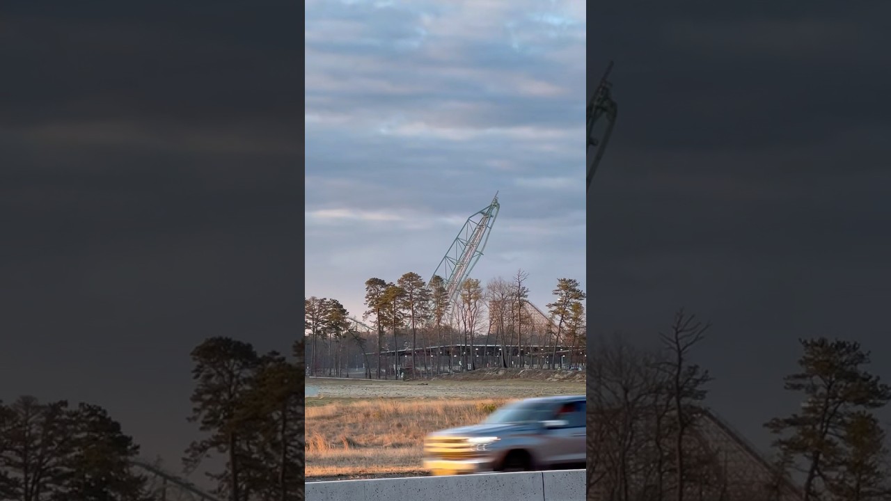 The Death of Kingda Ka | Worlds Tallest Coaster Implosion