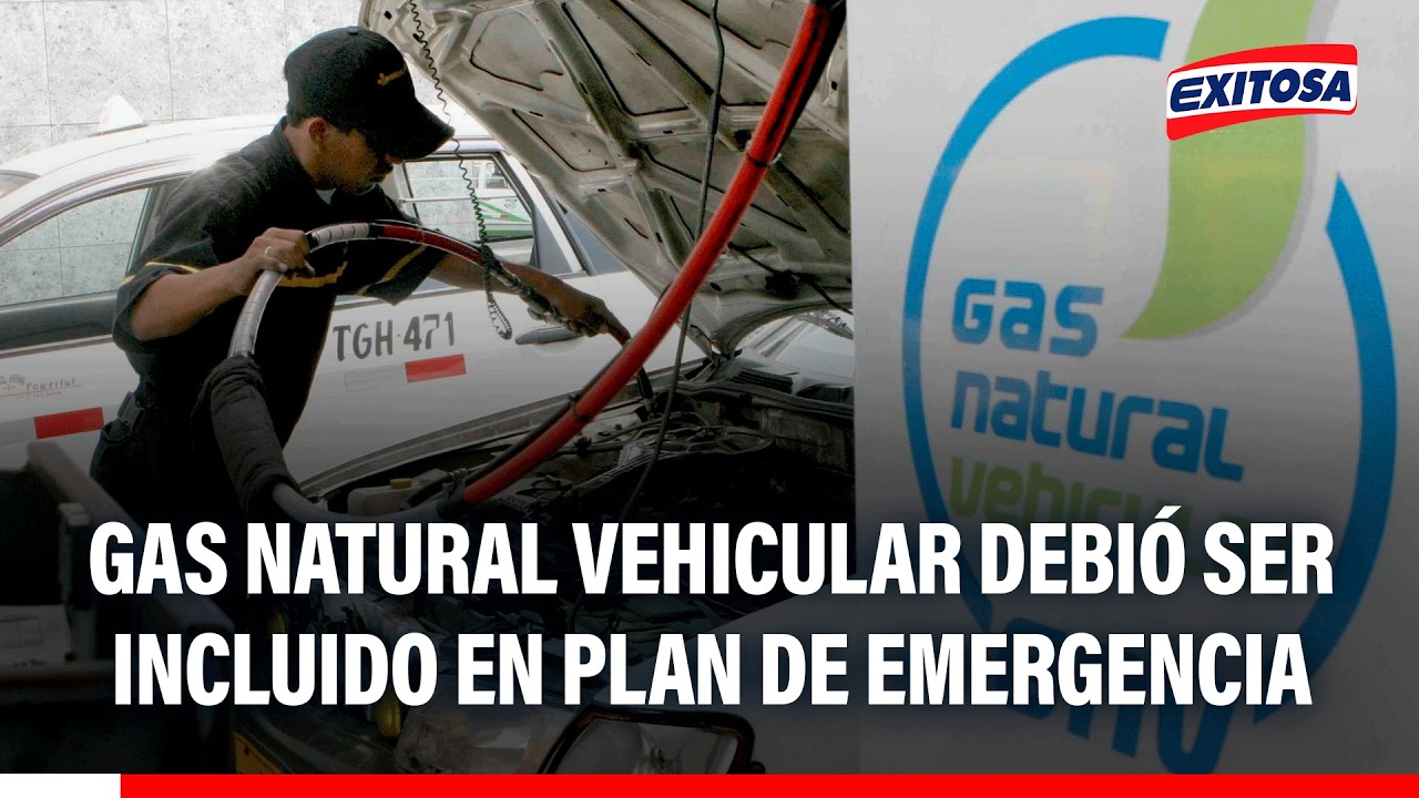 🔴🔵 Gas natural vehicular debió ser incluido en plan de emergencia, señala Pedro Gamio
