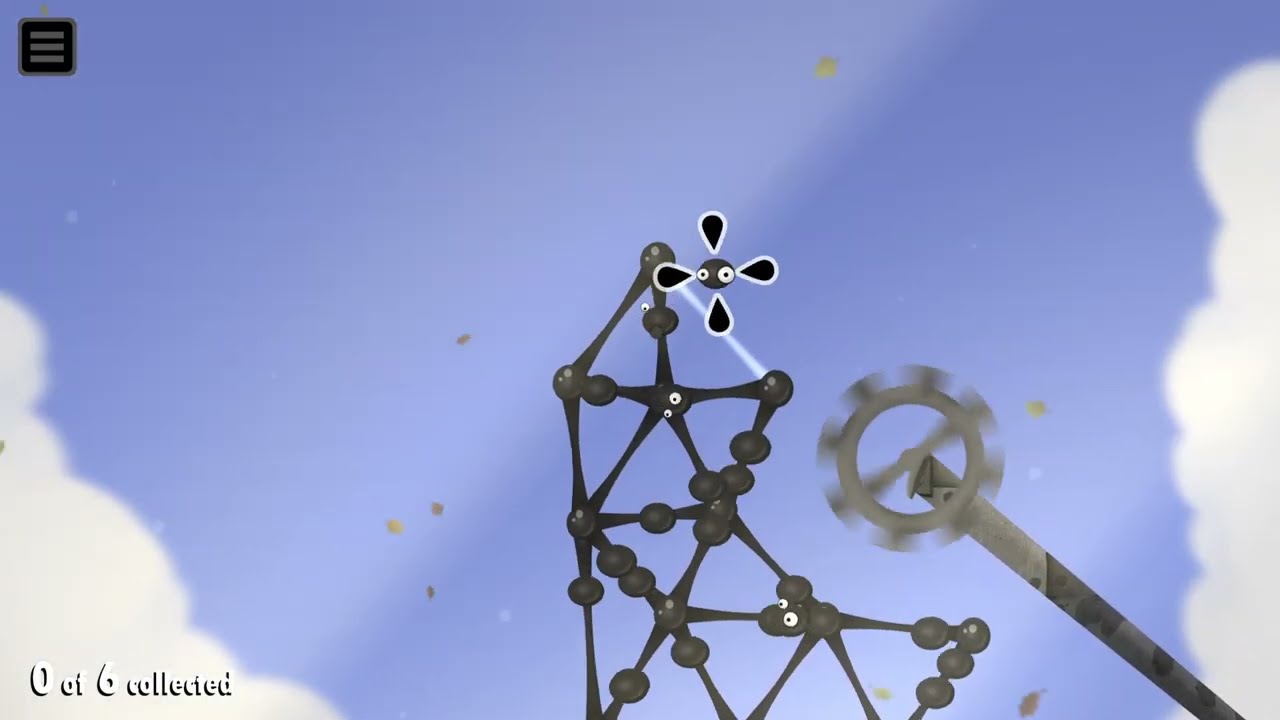 World Of Goo 2 (Chapter 2 - Super tower of goo) - Balls + Moves OCD (28 Balls + 46 Moves)