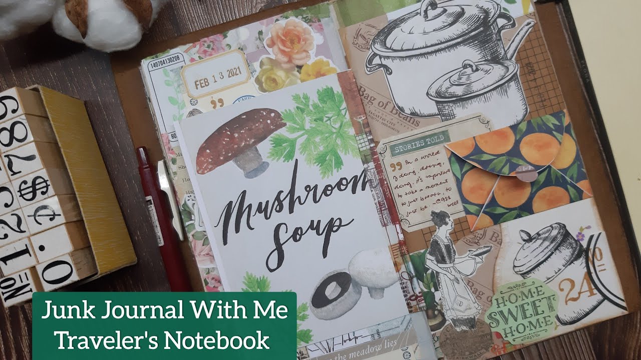 Junk Journal With Me No. 24 | Traveler's Notebook | Vintage Journal | Collage