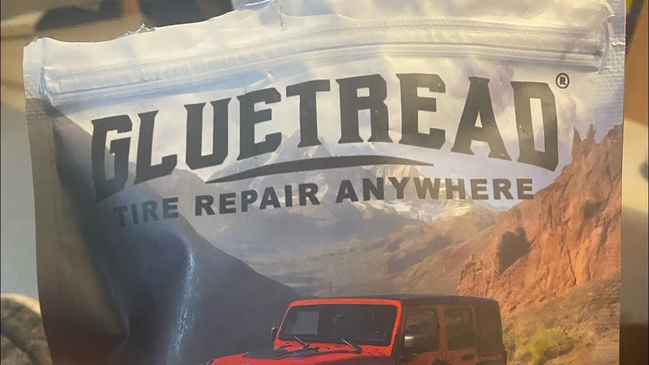 15 min glue tread trail tire repair kit video not sponsored