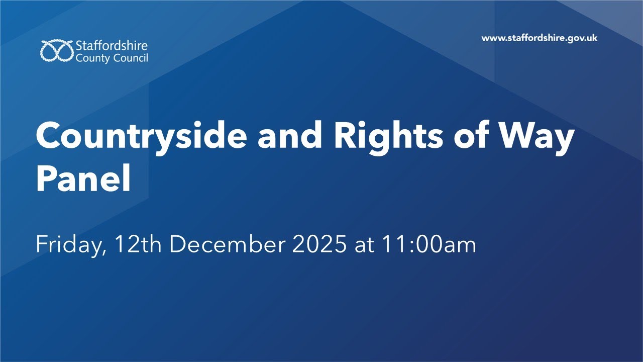 Countryside and Rights of Way Panel. Friday, 12th December 2025 at 11:00am