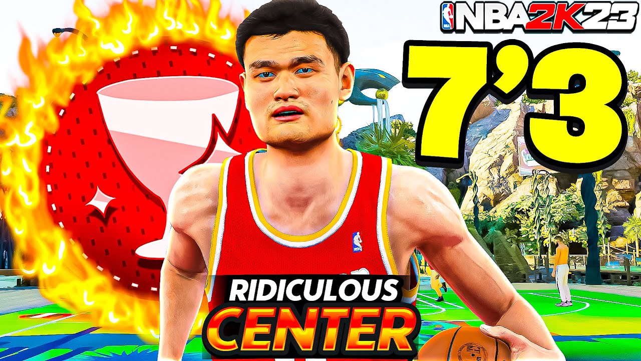 RIDICULOUS 7'3 PAINT MASHING CENTER BUILD ON NBA 2K23 OLD & NEW GEN!