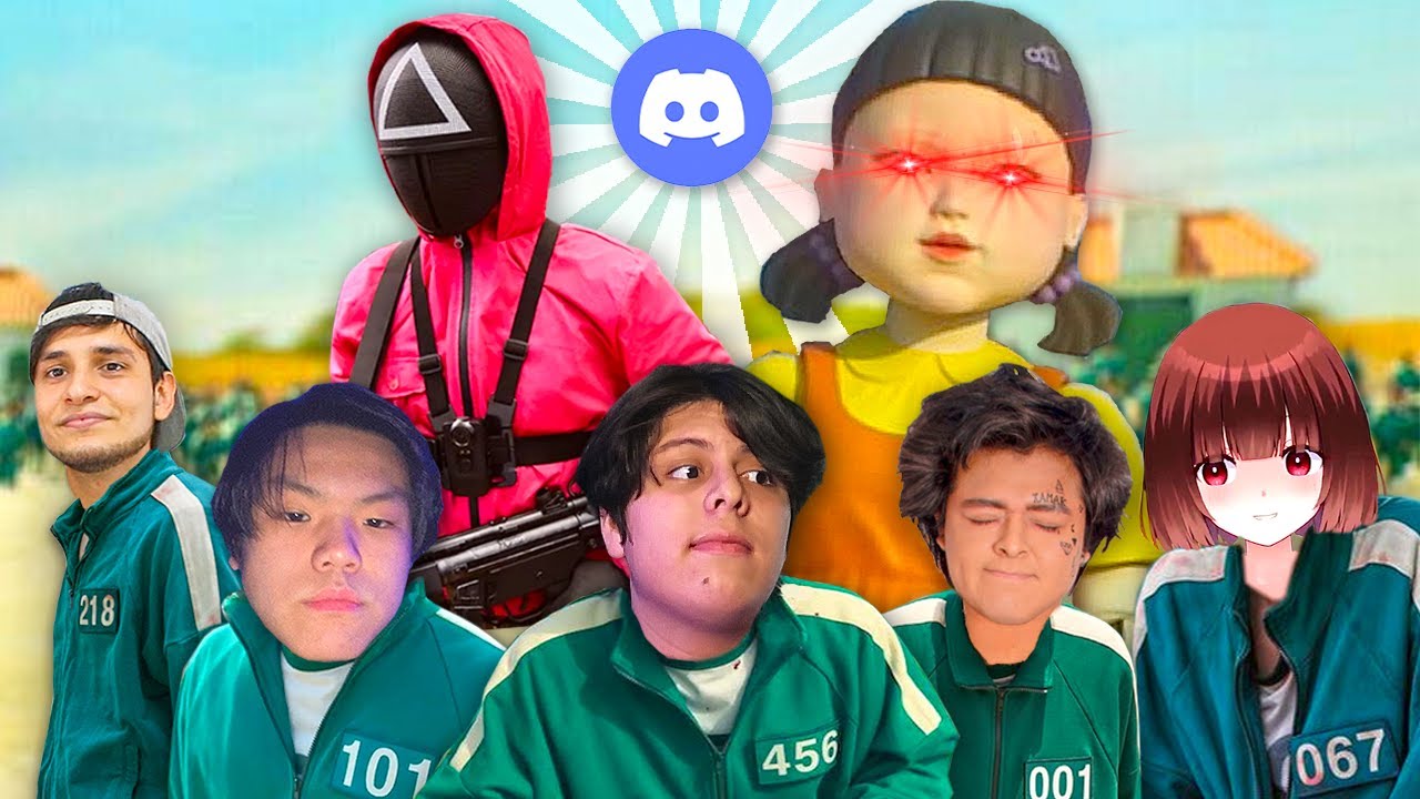 EL JUEGO DEL CALAMAR pero en DISCORD con 100 YouTubers