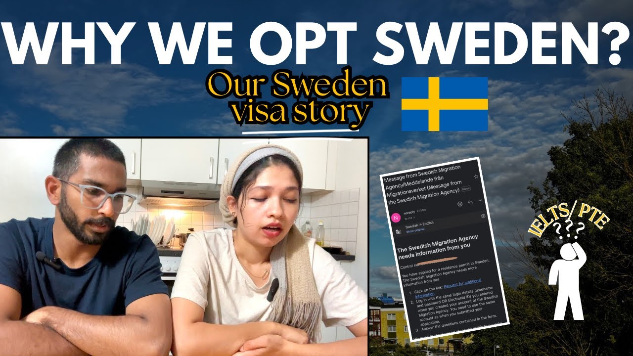 Our Sweden visa story | student visa procedure🇸🇪| why we opt sweden| #sweden #europe #lund